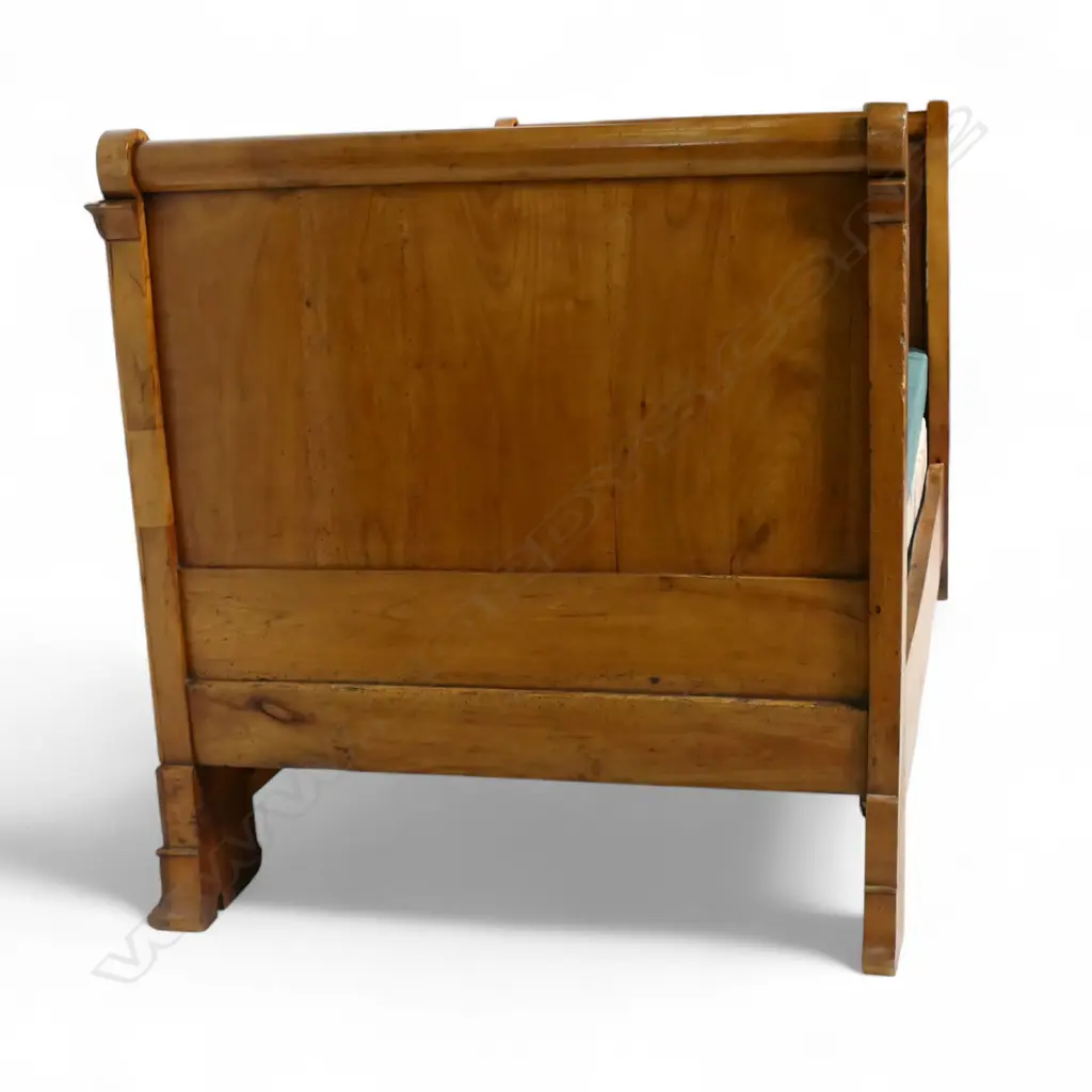A c.1850 French cherrywood Bateau lit (day bed), Image 1++